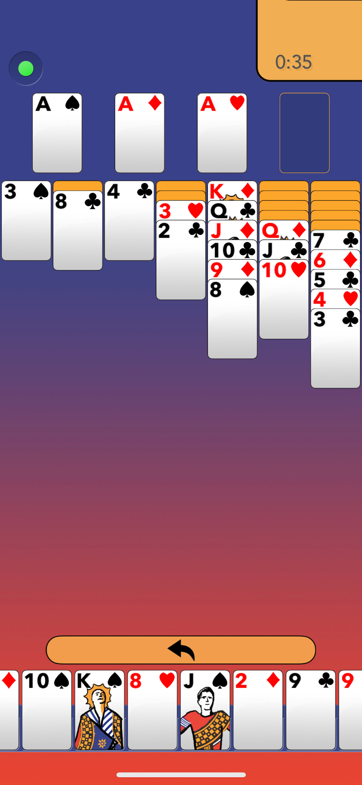 Spin Solitaire Game Screenshot